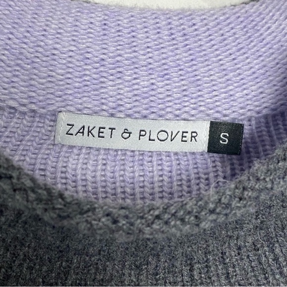 ZAKET & PLOVER Color Block Check Sweater - Picture 8 of 9